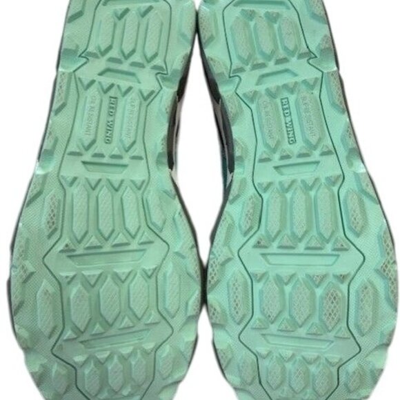 Red Wing Steel Toe Shoes Womens Athletic Sneakers Size 10 Mint Green & Gray Mesh - Picture 6 of 6